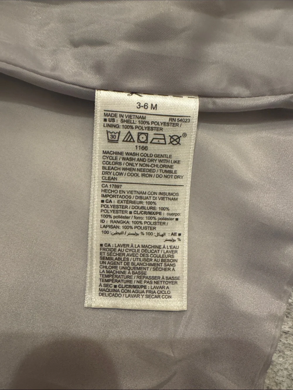 Old Navy Toddler Gray Hooded Wool-Blend Pea Coat with Cream Sherpa Lining